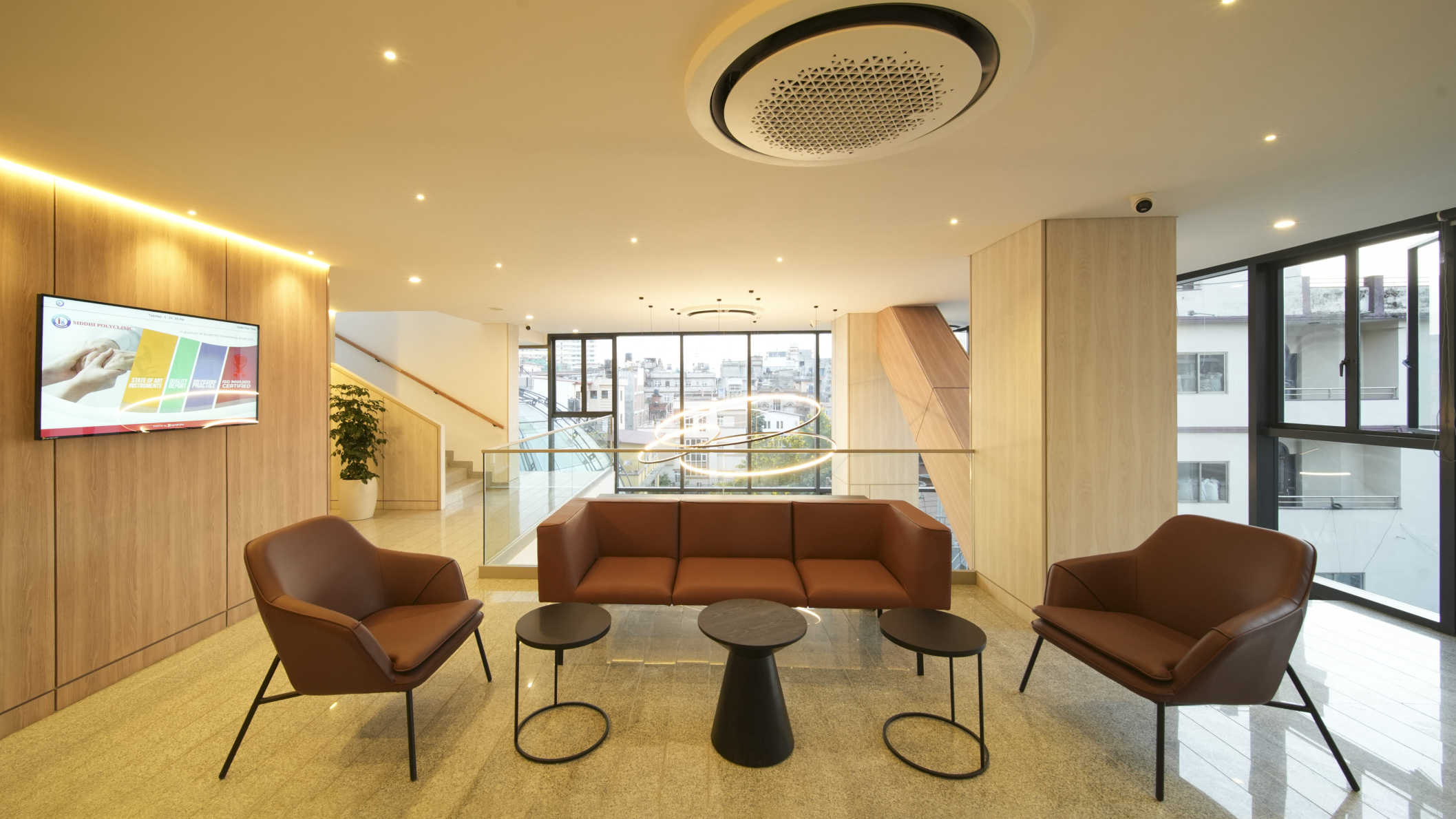 Comfortable waiting lounge