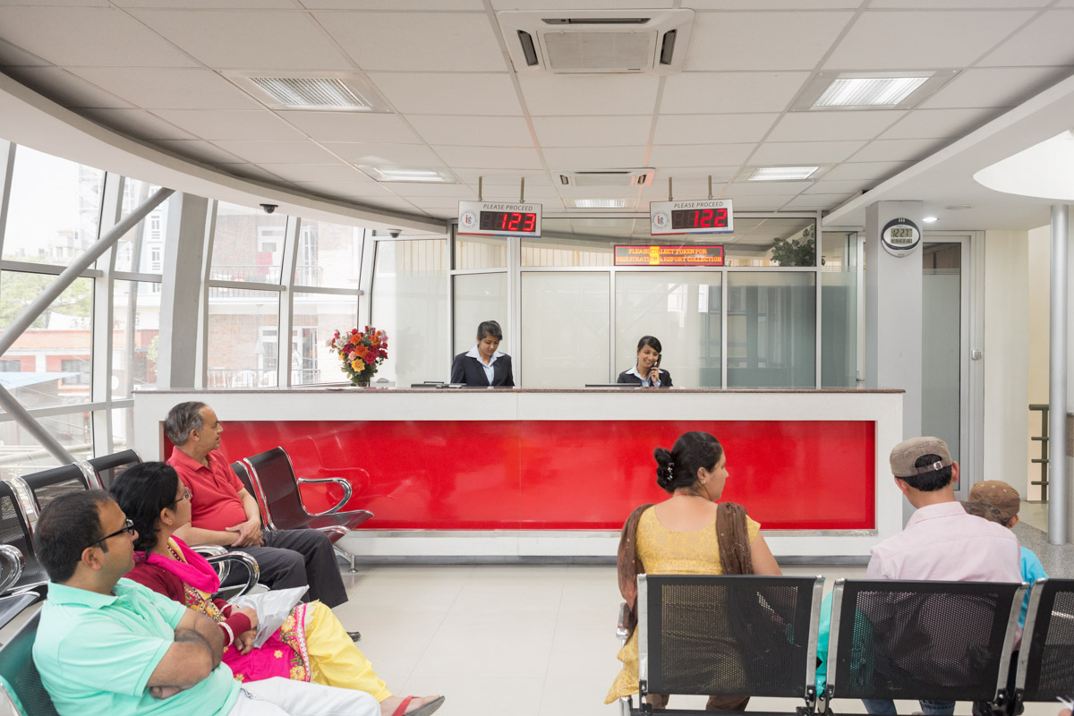 Reception area