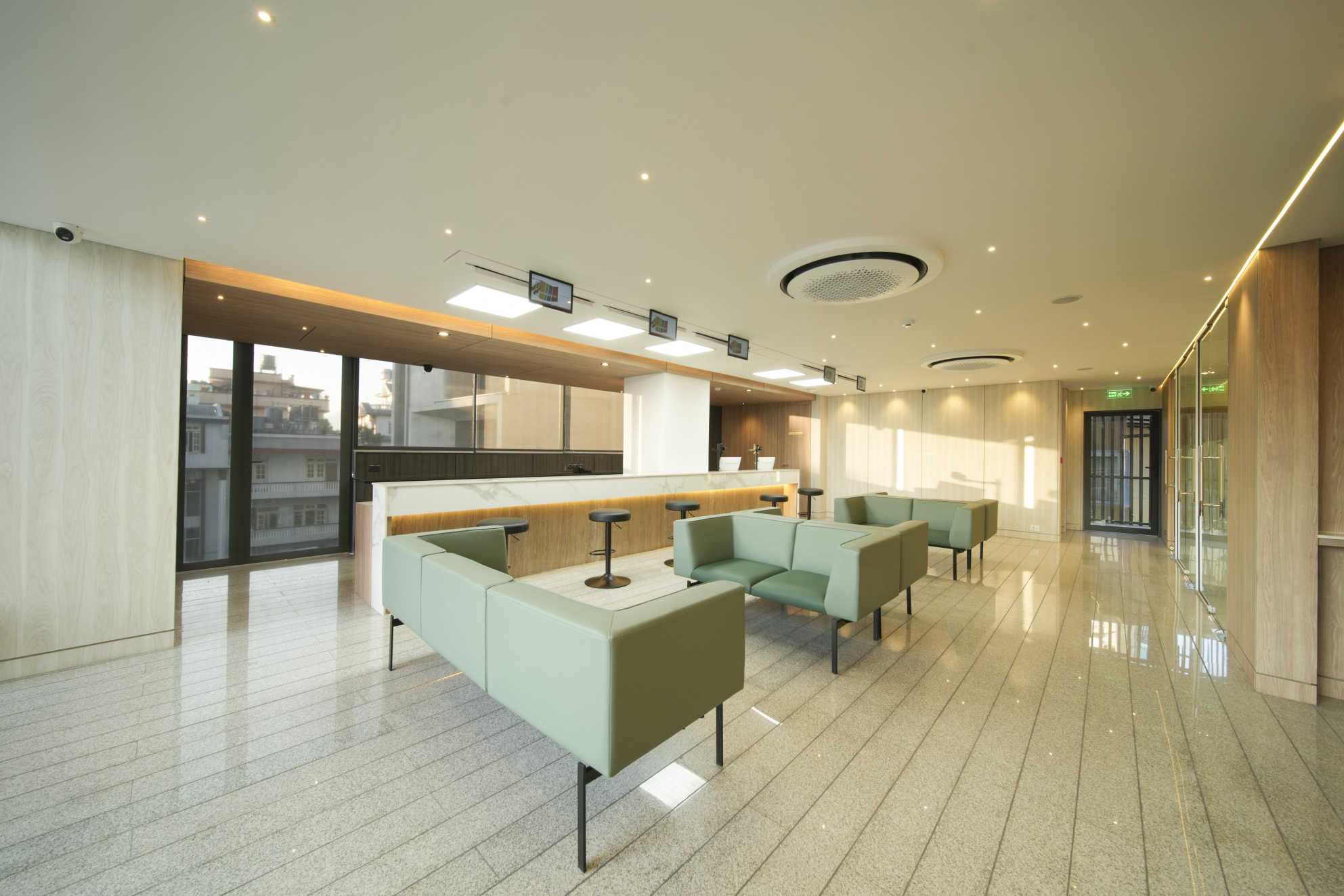 Reception area